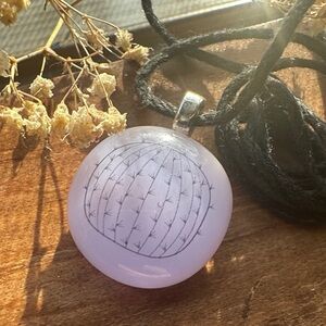 Two Purple Pendant Necklace’s